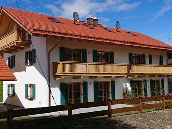 Neubau eines Doppelhauses, Ellbach 2018