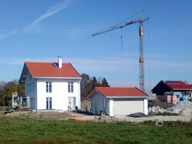 Schlüsselfertige Erstellung einer DHH, Beuerberg 2009